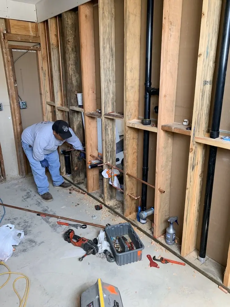 Commercial rough-in plumbing for Water Heater Replacement in Hohls Crossing